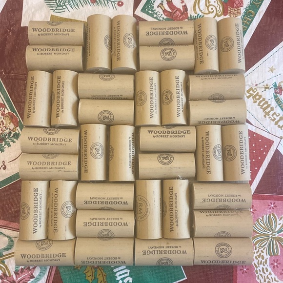 Handmade cork trivet. Made with corks. About 7 x 8 inches. - Picture 1 of 3